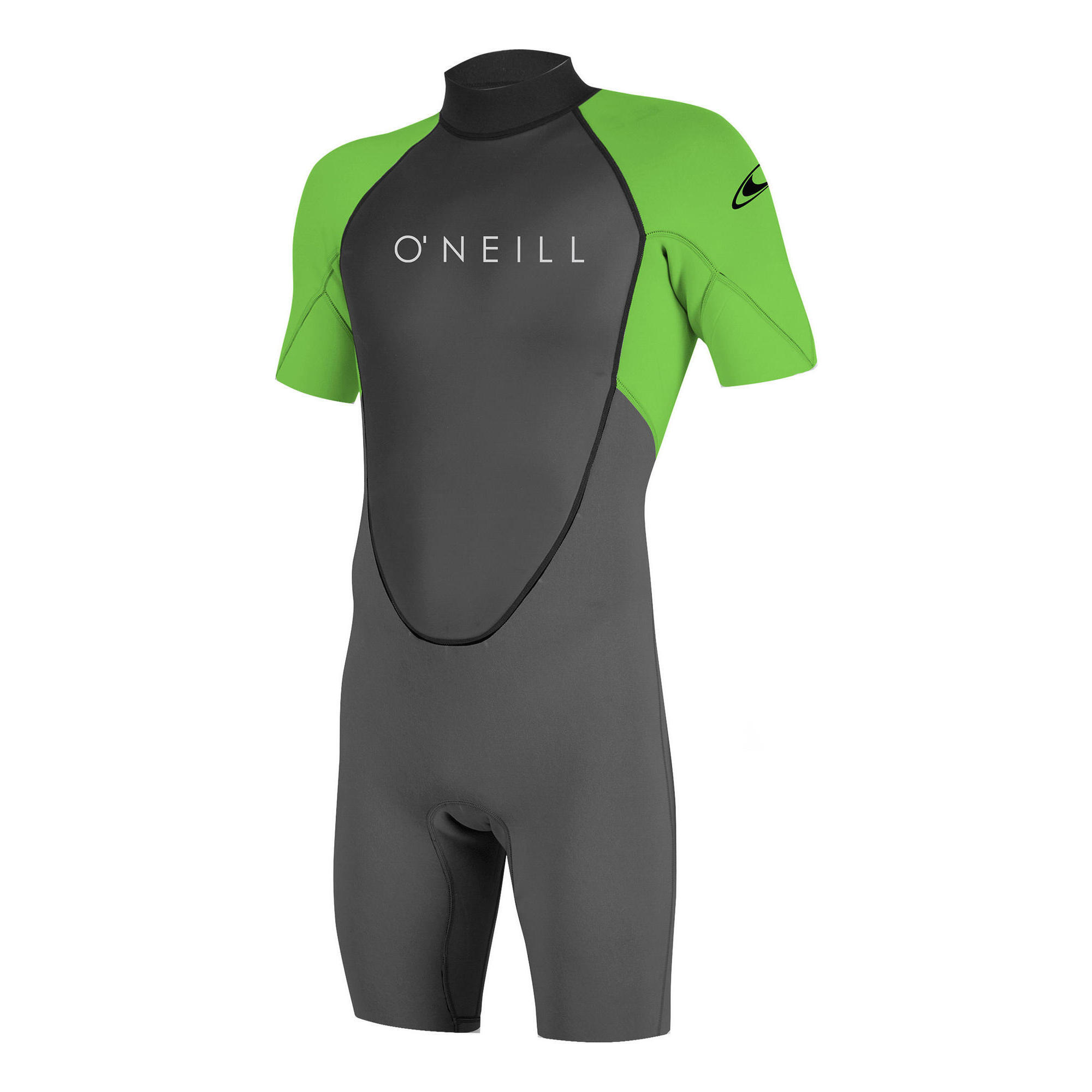 O'Neill - Combinaison Surf Reactor Ii 2mm Homme Graphite/lueur Du Jour - Fermeture Éclair - Shorty Néoprene - Gris - 42 M/l - Decathlon