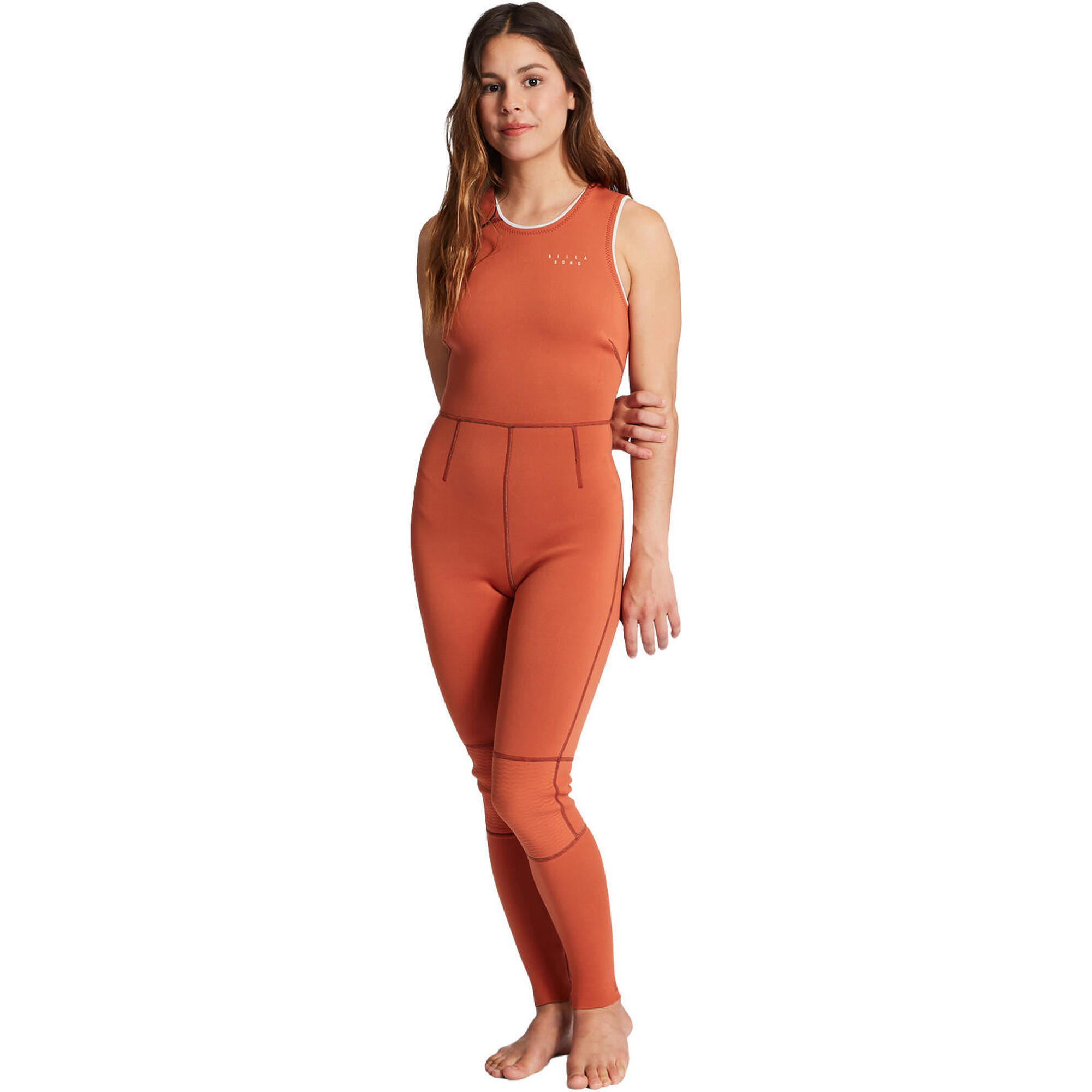 Billabong - Femmes Sol Sistah 2mm Long Jane Combinaison Néoprène - Copper Sands - Combinaison De Surf - Orange - 38 S - Decathlon