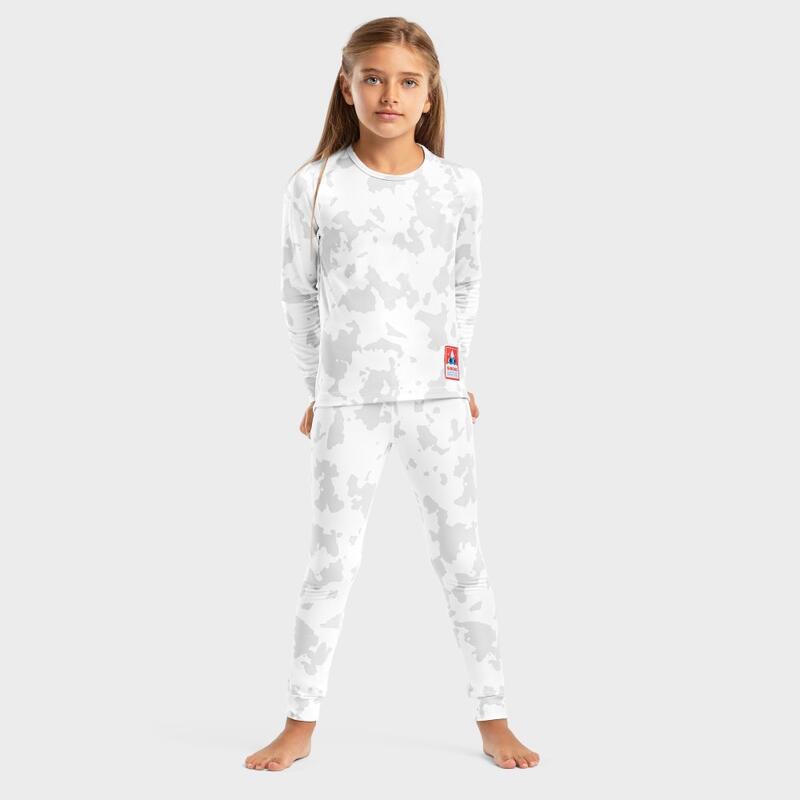 Pantalon thermique enfant Osaga - Zwart - Taille 146/152