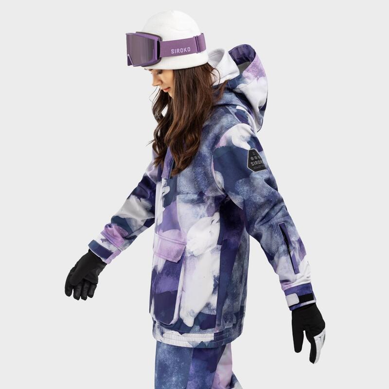 Giacca da snowboard da donna Sport invernali W2-W Makalu SIROKO Lavanda  SIROKO