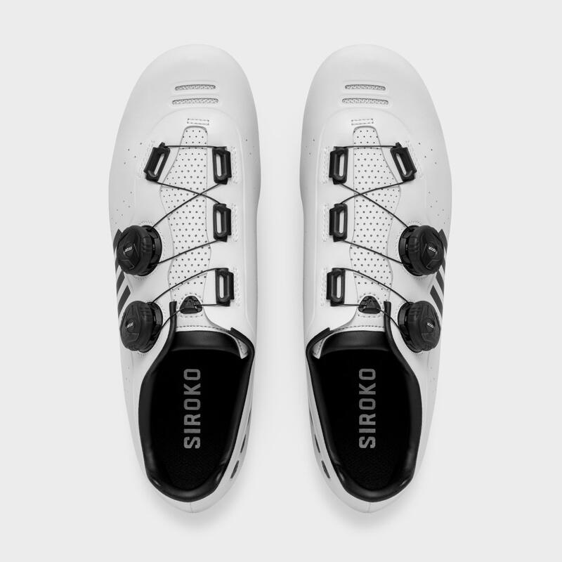 Sapatos para ciclismo de estrada Homem e mulher Infinity SIROKO Branco