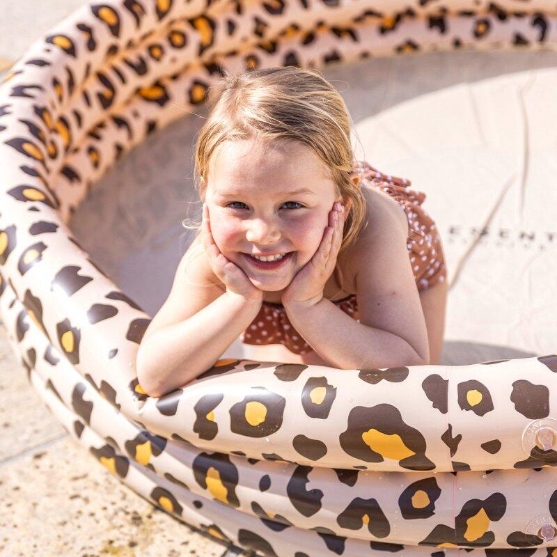 Schwimmen  Baby Pool 150cm  Beige Leopard