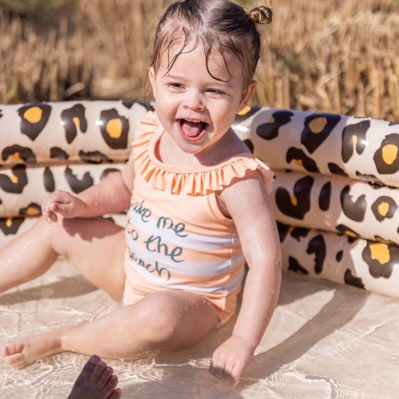 Baby swimming pool 150cm Beige Leopard