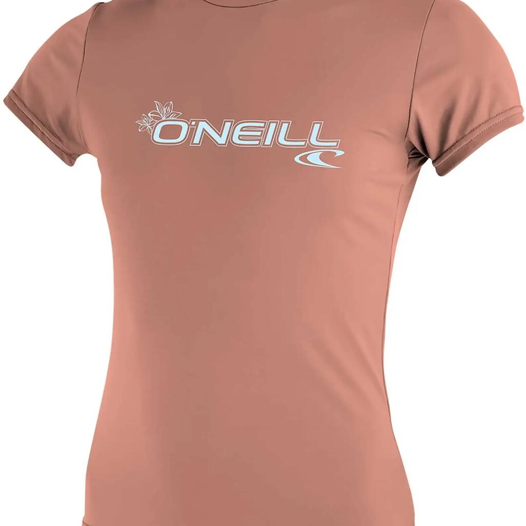 O'Neill Basic Skins Short Sleeve Sun Rash Tee - Light Grapefruit