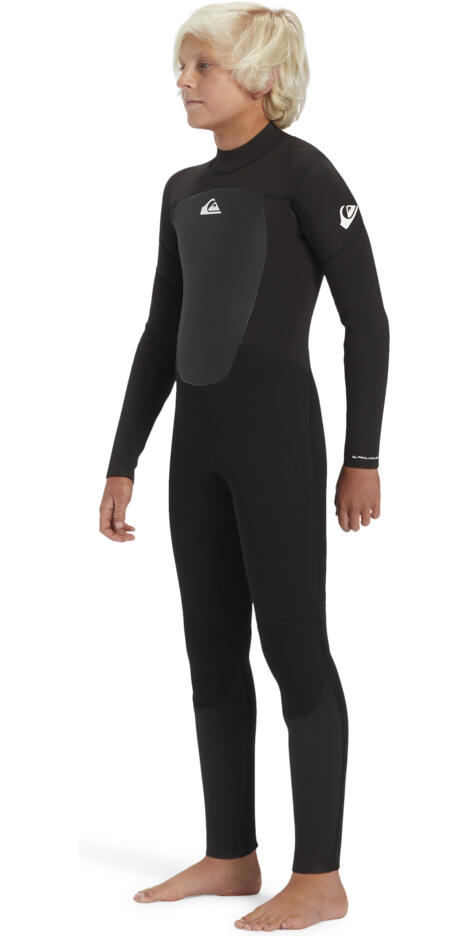 Wetsuit met een Achterrits 4/3MM PROLOGUE Schwarz Jongens 1/5
