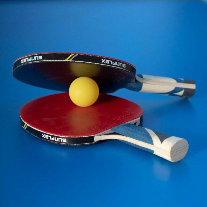 Sunflex Tischtennisbälle - 3 Bälle Gelb 2/2