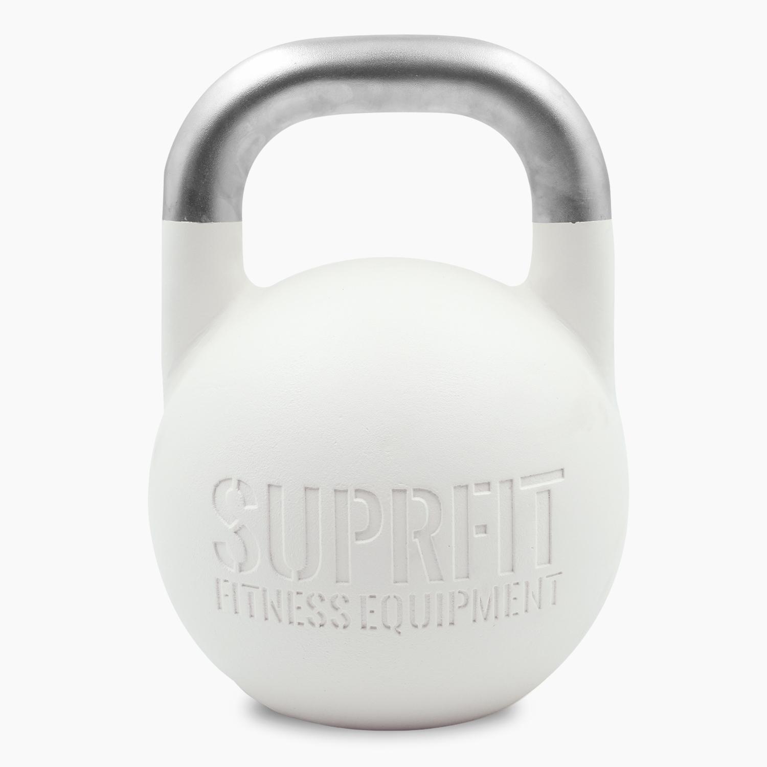 Suprfit - Kettlebell De Compétition Pro - 40 Kg - Kettlebell - Blanc - Decathlon