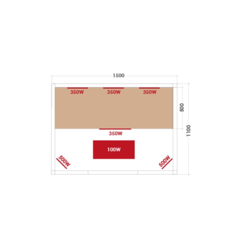 Infraroodsauna / infraroodcabine voor 3 personen - Holl's PureWave 3