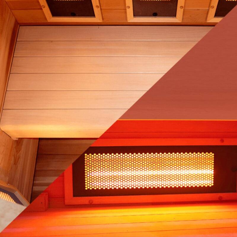 Sauna infrarouge / cabine infrarouge pour 3 personnes - Holl's PureWave 3