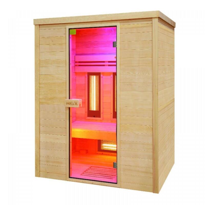 Sauna infrarouge / cabine infrarouge pour 3 personnes - Holl's PureWave 3