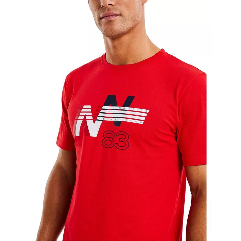 Dock T-Shirt férfi rövid ujjú póló - piros