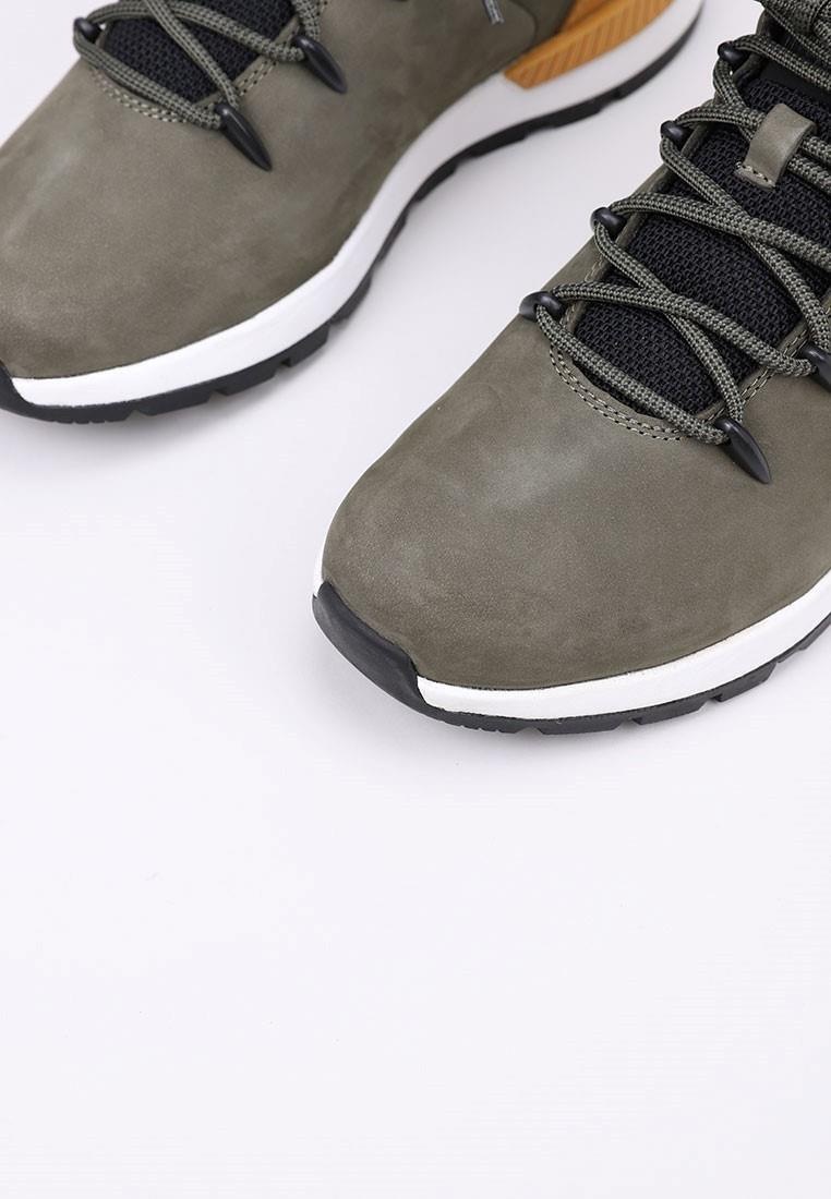 Basket mi-haute à lacets pour homme en vert Sprint Trekker 3/5