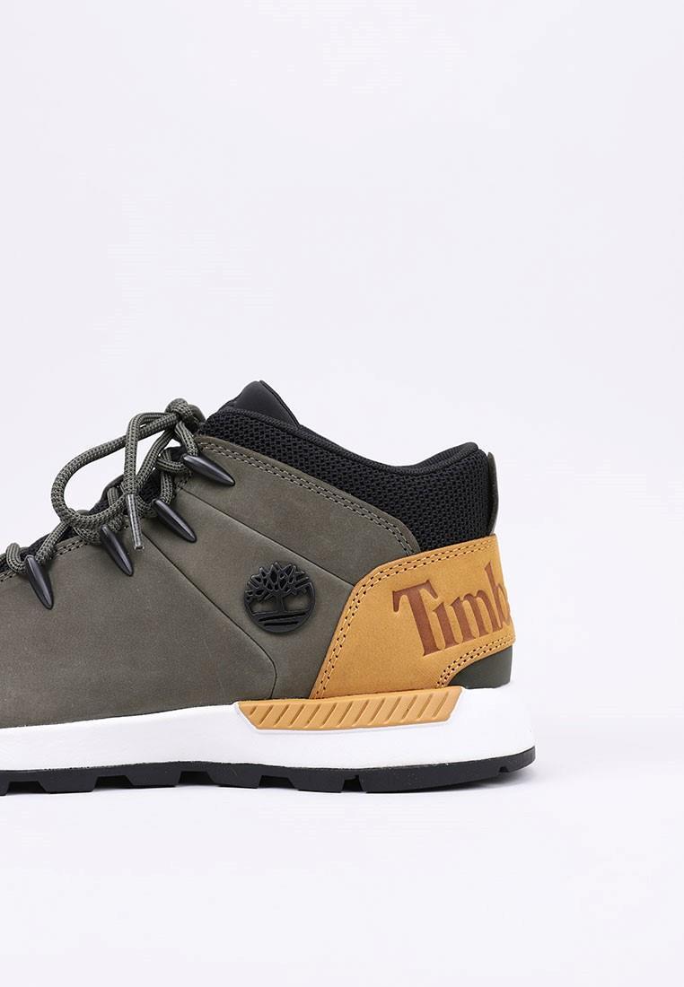 Basket mi-haute à lacets pour homme en vert Sprint Trekker 5/5