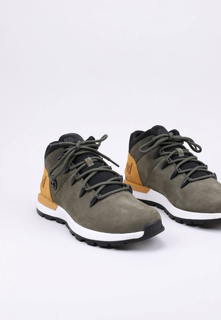Basket mi-haute à lacets pour homme en vert Sprint Trekker 2/5