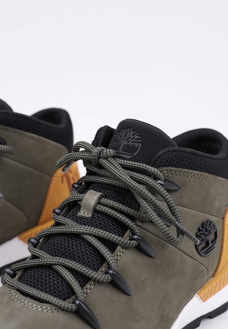 Basket mi-haute à lacets pour homme en vert Sprint Trekker 4/5