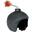 Housse de casque fantaisie - Coolcasc - Bombe noir - Taille unique