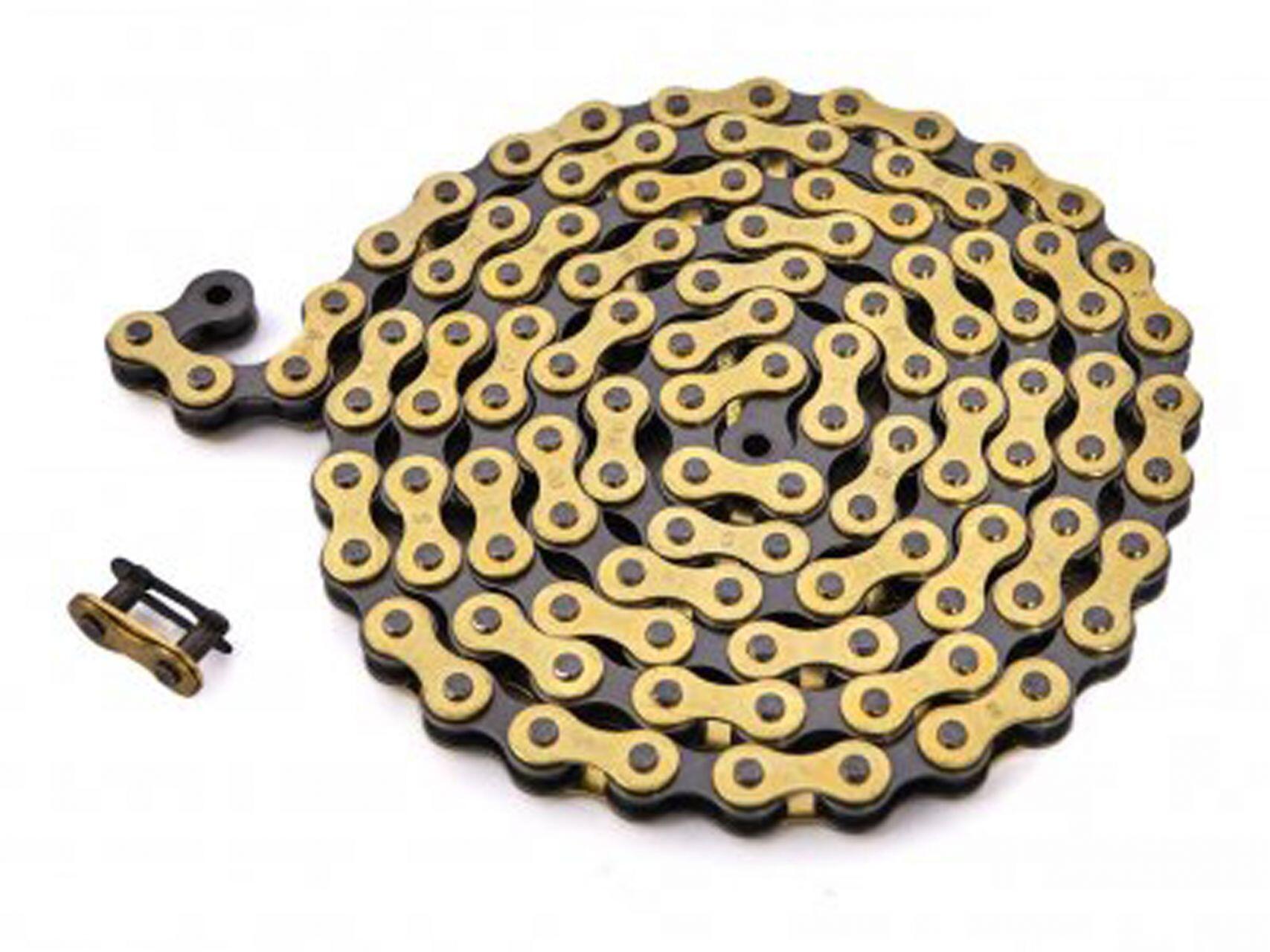 Velo  BMX  Kette 112 1/2 x 1/8" gold - I4 1/4