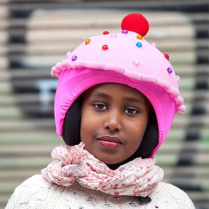 Housse de casque fantaisie cup cake - Coolcasc -  Cup cake - Taille unique 2/5