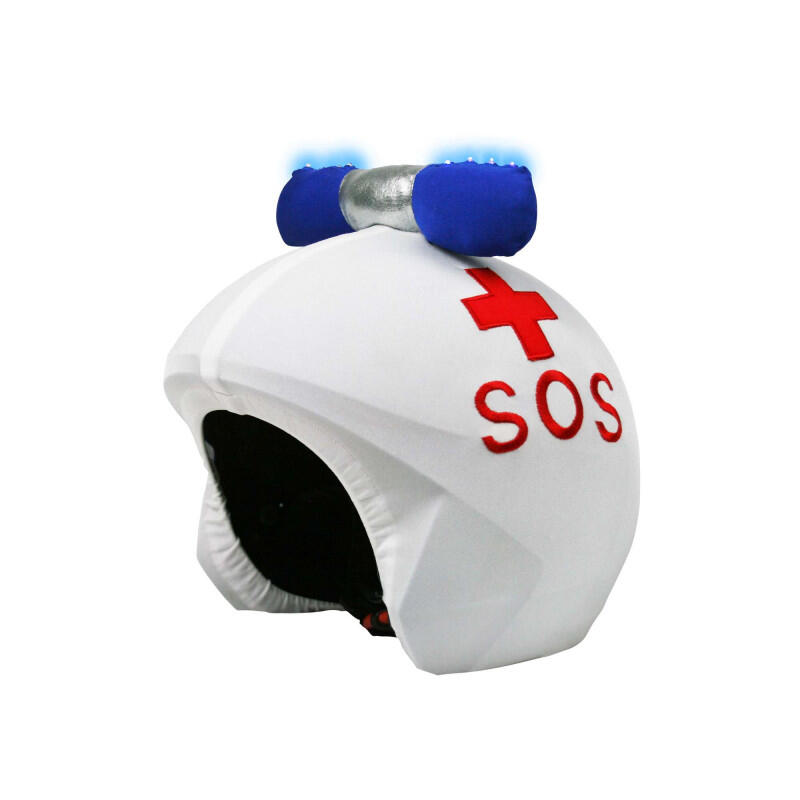 Housse de casque fantaisie-Coolcasc-Ambulance-Taille unique