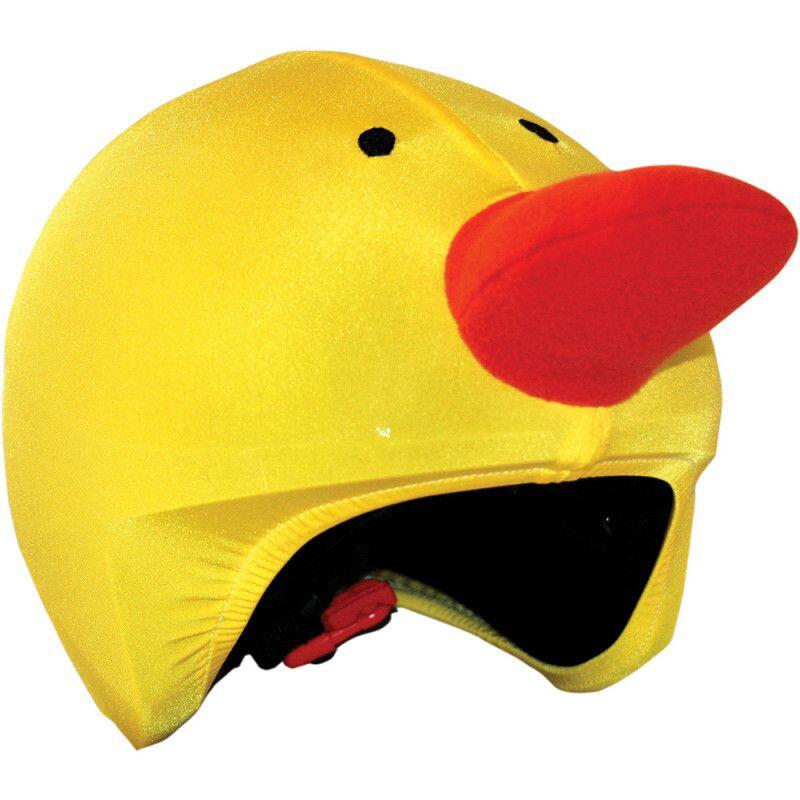 Housse de casque fantaisie - Coolcasc - Canard jaune - Taille unique 2/7