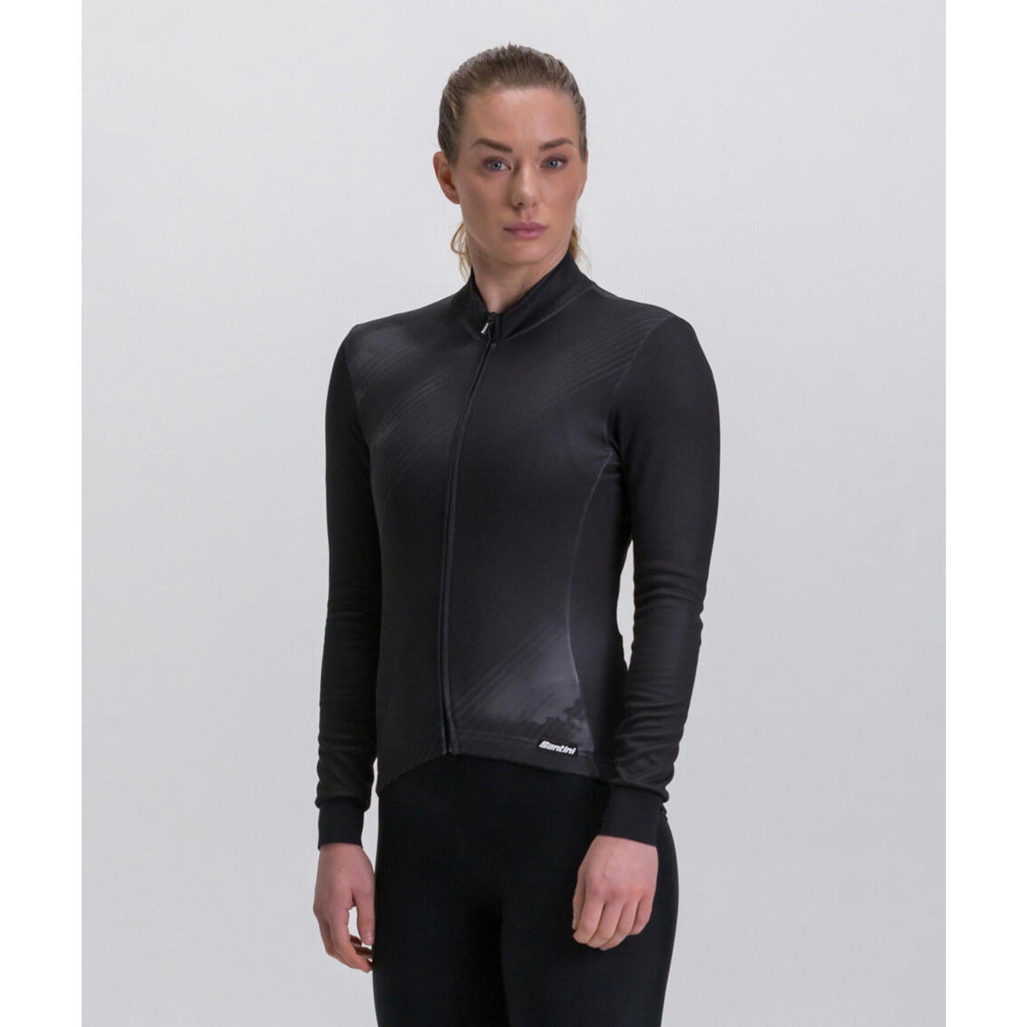 Santini - Pure Dye - Maillot Femme - Noir - Velò - Veste - Noir - 56 3xl - Decathlon