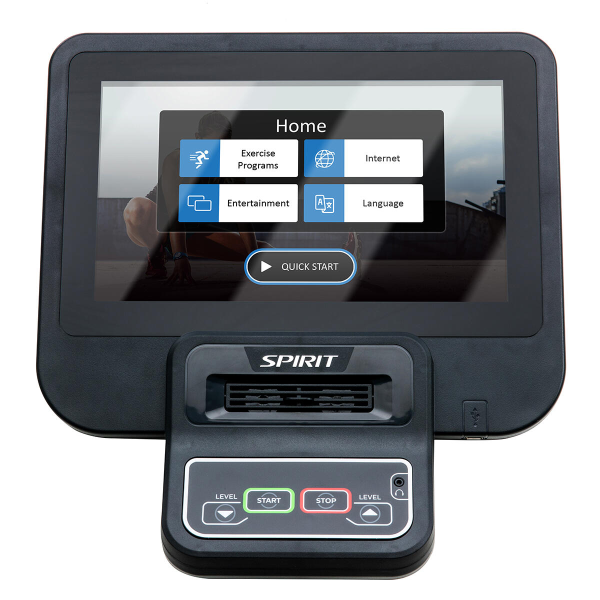 Spirit Fitness CR800ENT ligfiets hometrainer met entertainment console 4/7