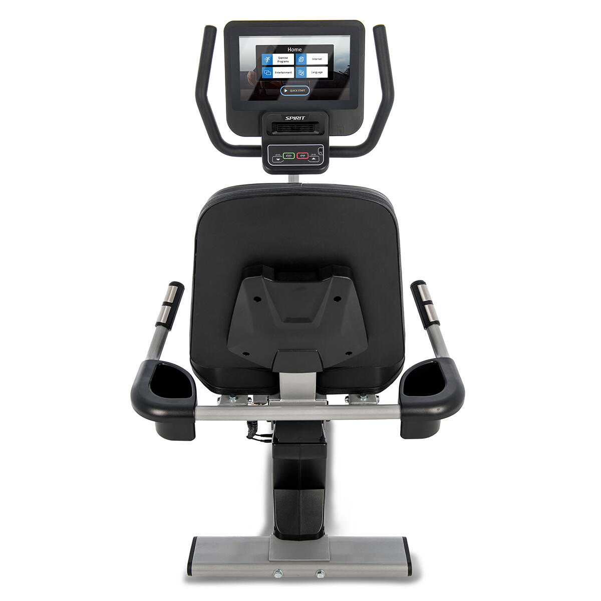 Spirit Fitness CR800ENT ligfiets hometrainer met entertainment console 3/7