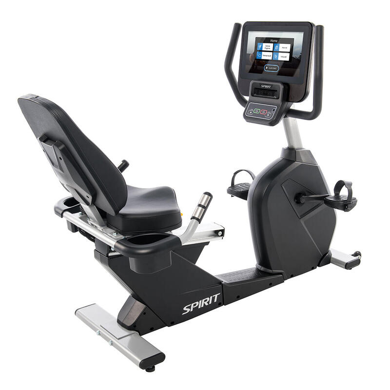 Spirit Fitness CR800ENT vélo d'exercice couché avec console de divertissement