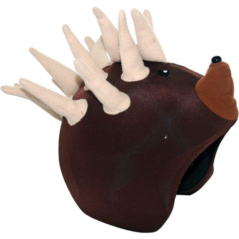 Casque Moto Deguisement Couvre-Casque Moto Père Noël BBDA - Universel, Peluche Rouge, Accessoire Fun Pour Noël Pere Noel Moto