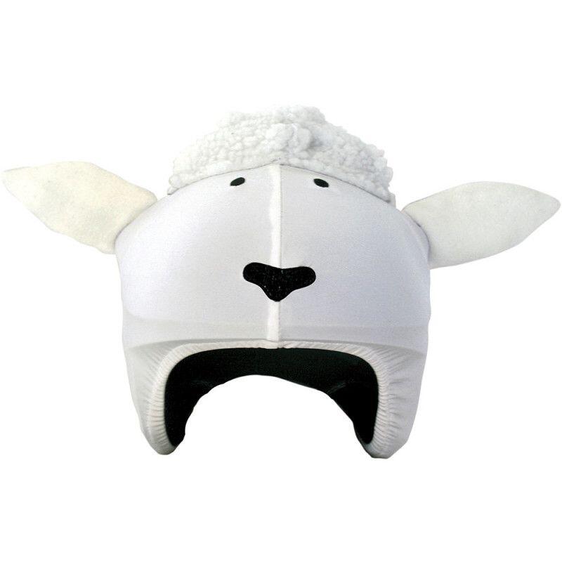 Housse de casque fantaisie - Coolcasc - Mouton blanc - Taille unique