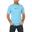 Pooler T-Shirt férfi rövid ujjú póló - világoskék