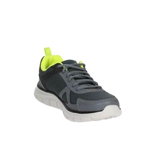 Skechers Track-Bucolo, calçado de treino para homem, Cinzento