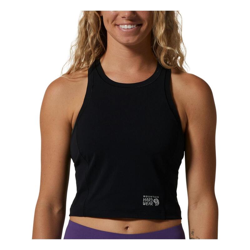 Koszulka sportowa z krótkim rękawem Mountain Stretch Tanklette - czarna