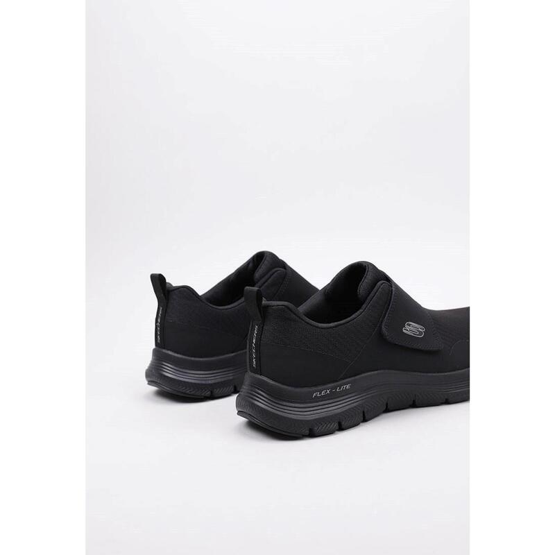 CALÇADO COM VELCRO DE CAMINHADA SKECHERS FLEX ADVANTAGE 4.0. PRETO