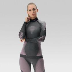 EVOLUTYON SOUS-VÊTEMENTS MANCHES LONGUES COL MONTANT MÉLANGÉ FEMME