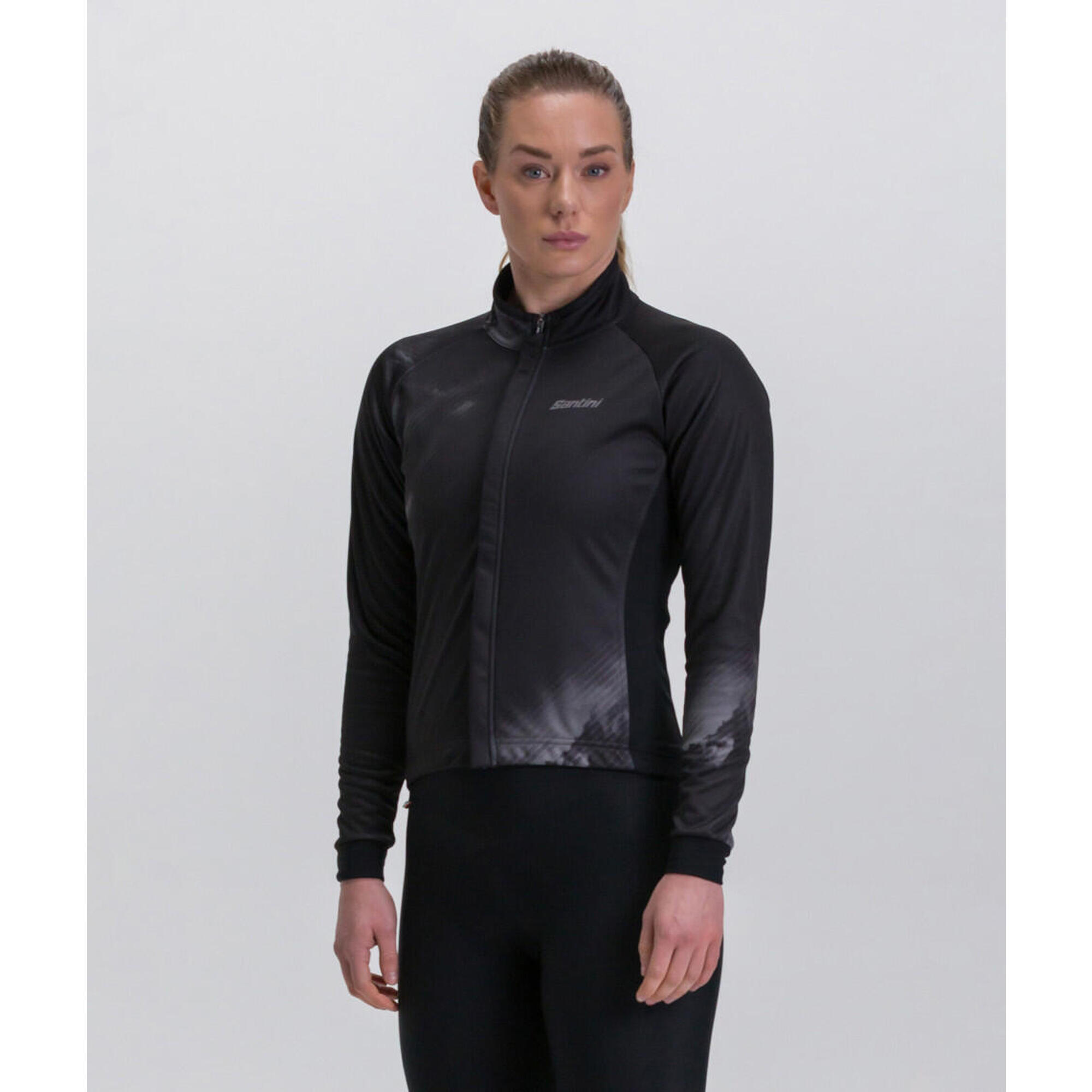 Santini - Pure Dye - Veste Coupe Vent Femme - Noir - Velò - Maillot Manches Courtes - Noir - 40 M - Decathlon