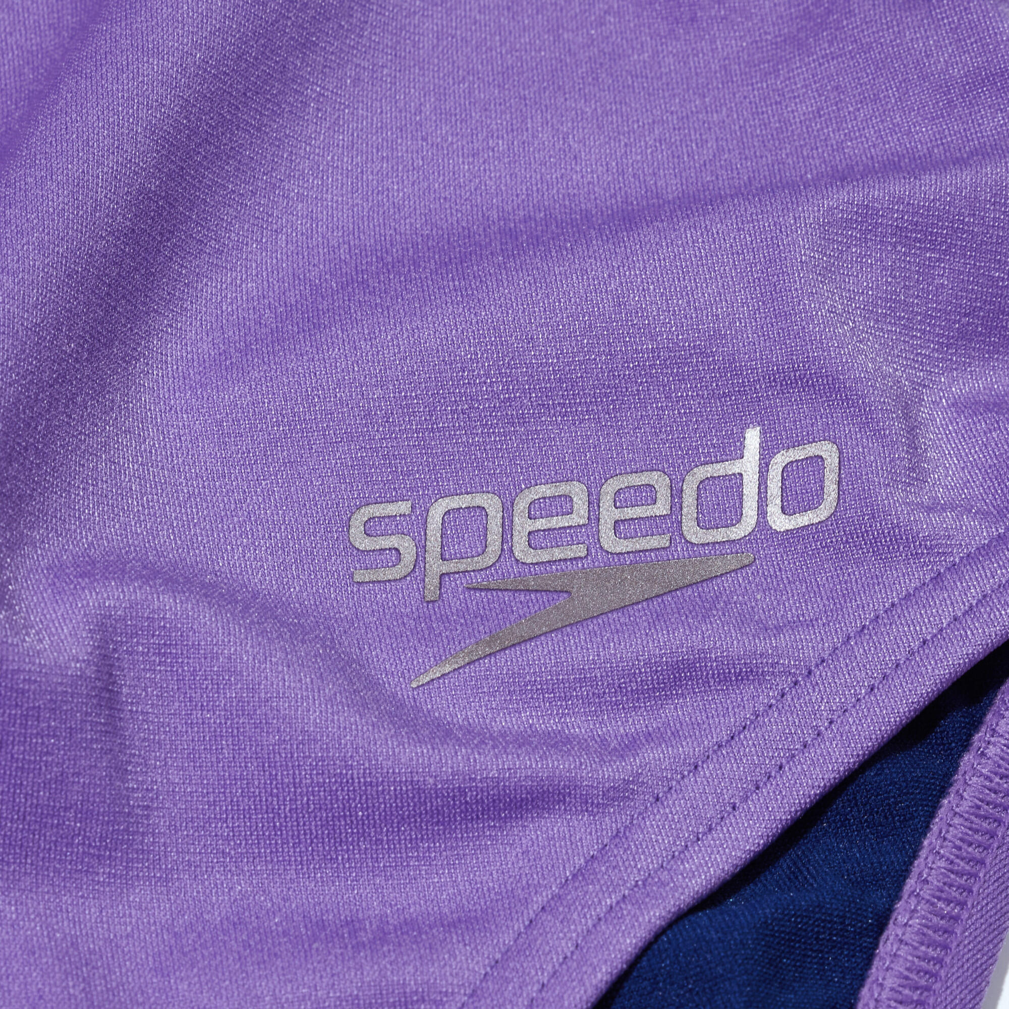 Speedo Solid Lattice Back Badpak - Miami Lila/Aquarium - Maat 38 6/7