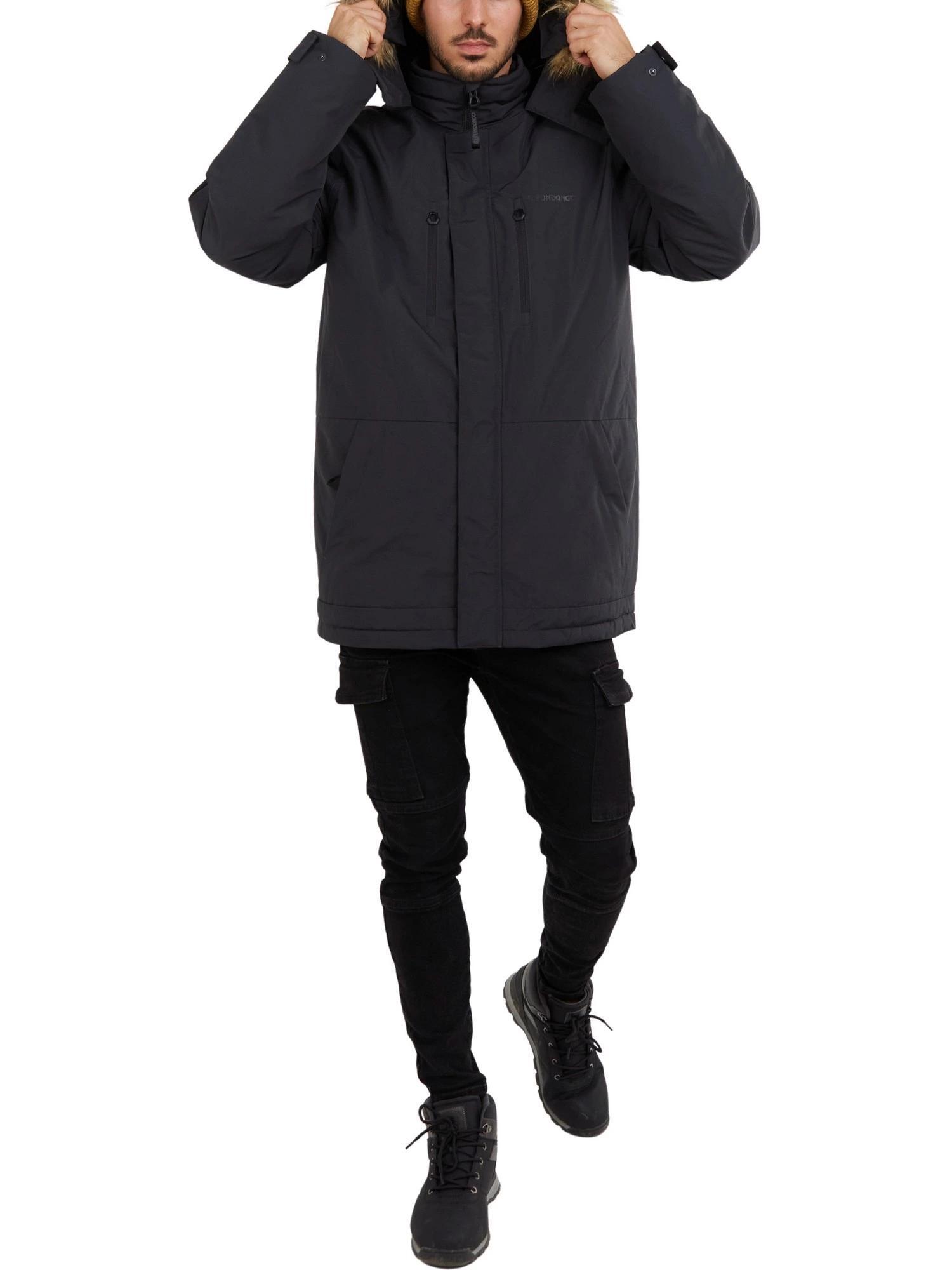 Wintermantel Spirit Parka Jacket Herren - Schwarz 3/7