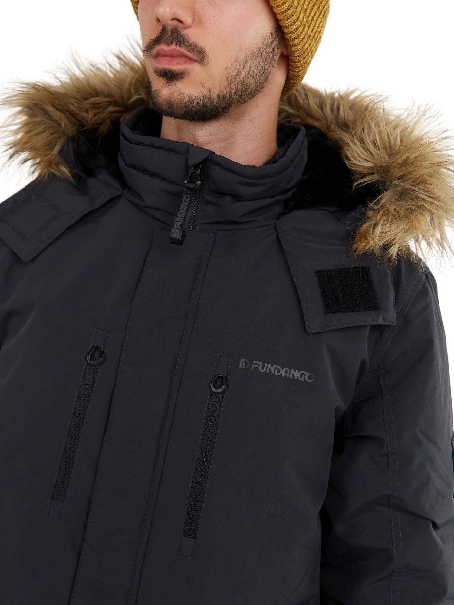 Wintermantel Spirit Parka Jacket Herren - Schwarz 5/7