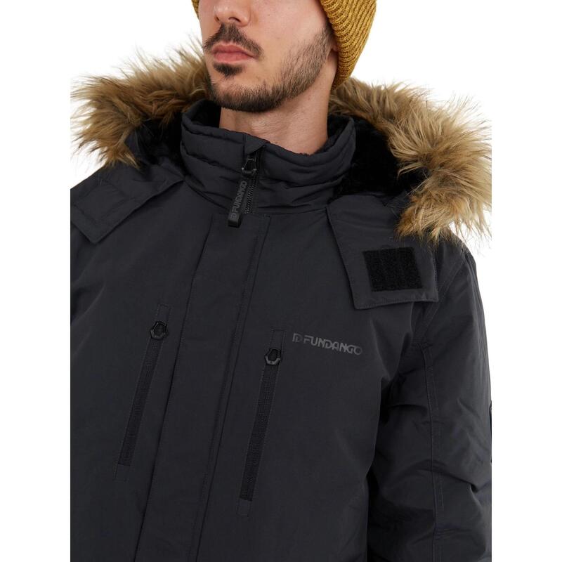 Jacheta de iarna Spirit Parka Jacket - negru barbati