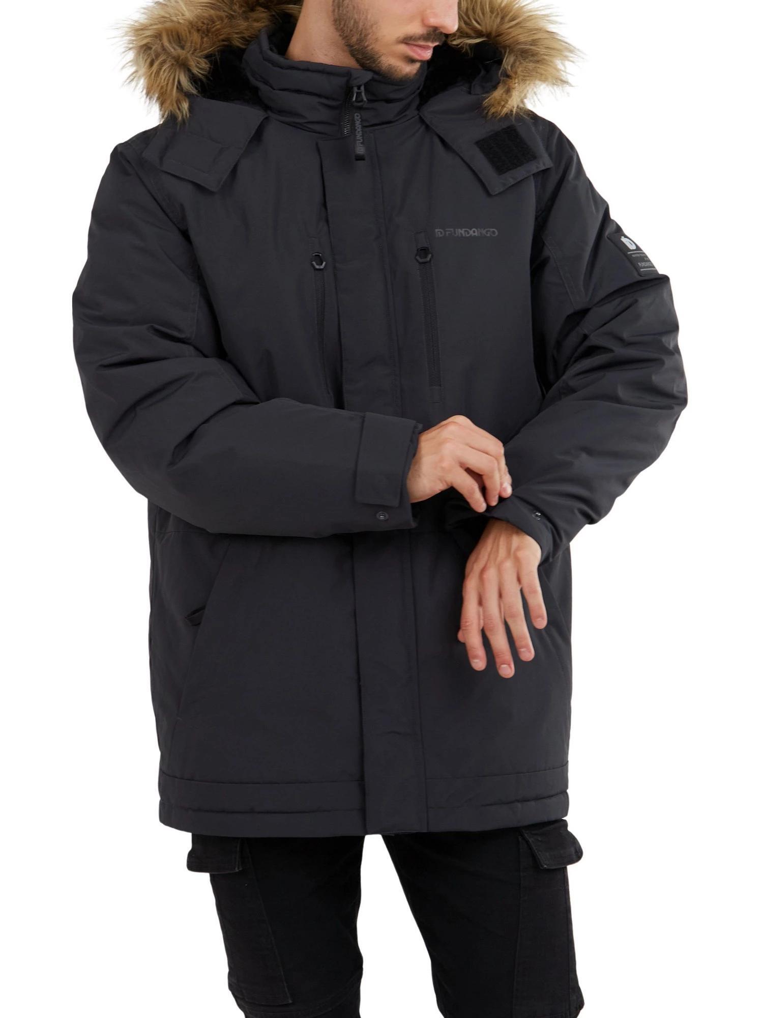 Wintermantel Spirit Parka Jacket Herren - Schwarz 4/7
