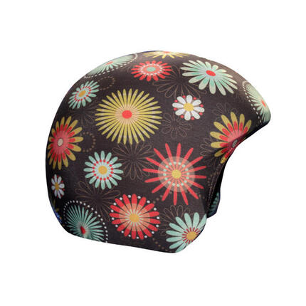 Housse de casque fantaisie-Coolcasc-Fleurs-Taille unique