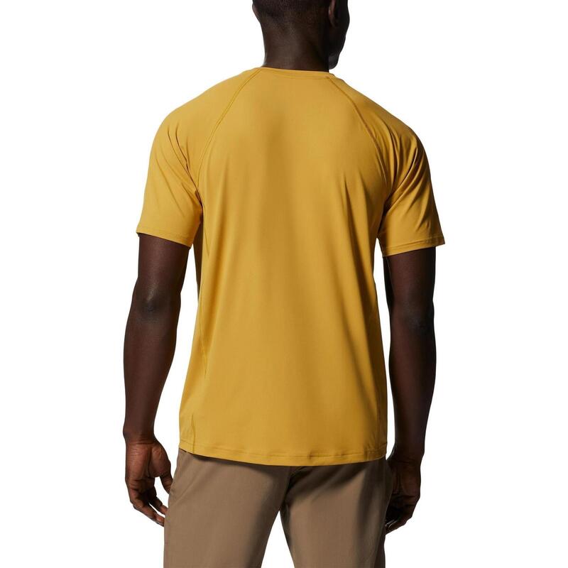 Tricou pentru sport, cu maneci scurte Crater Lake Short Sleeve - galben barbati
