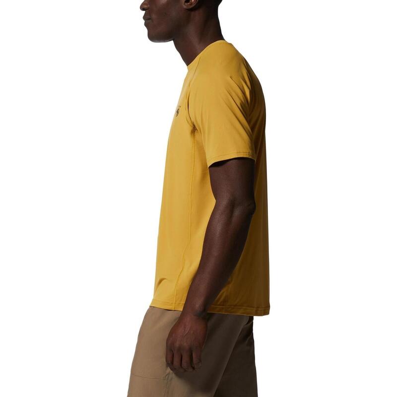 Crater Lake Short Sleeve férfi rövid ujjú sport póló - sárga
