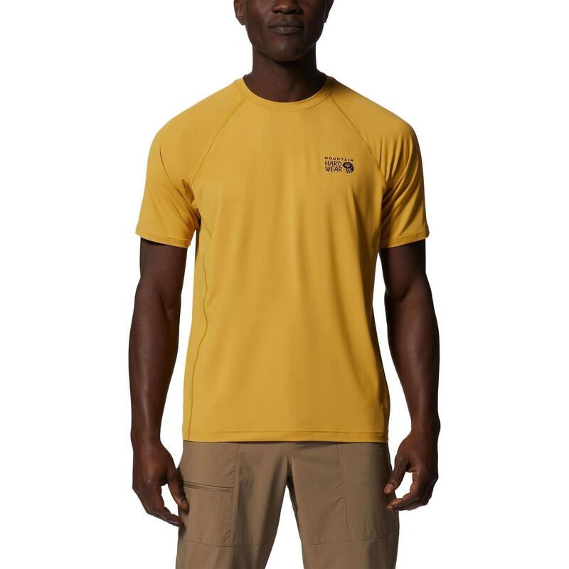 Koszulka sportowa z krótkim rękawem Crater Lake - żółta