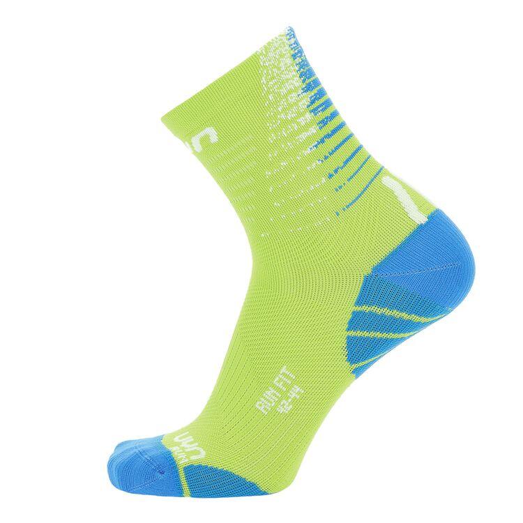 Skarpety do biegania męskie Uyn Run Fit Socks Lime / Blue 3/5
