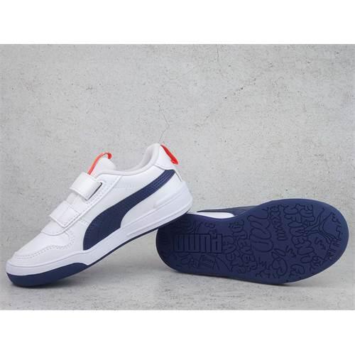 Chaussures de Sport pour Enfants Puma Multiflex Blanc 5/5