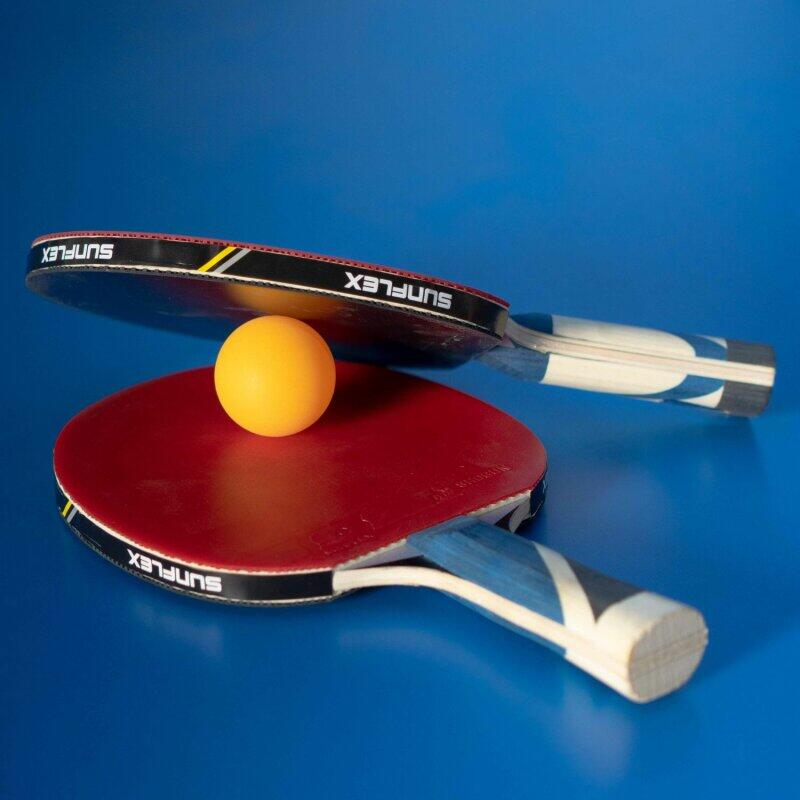 Sunflex Tischtennisbälle - 3 Bälle Orange 2/2