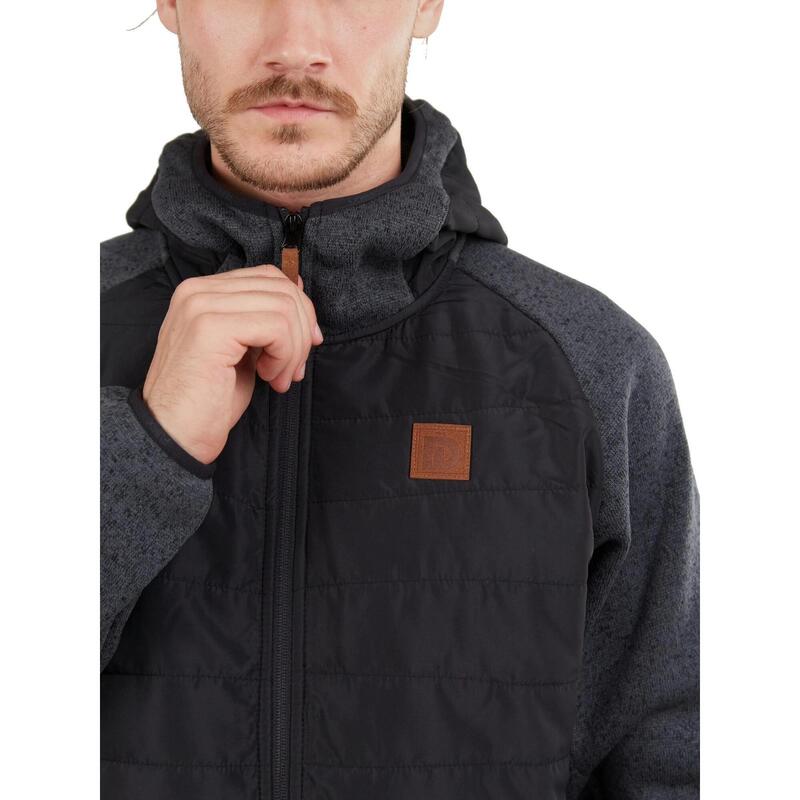 Pulover polar Obsidian Hybrid Jacket - negru barbati