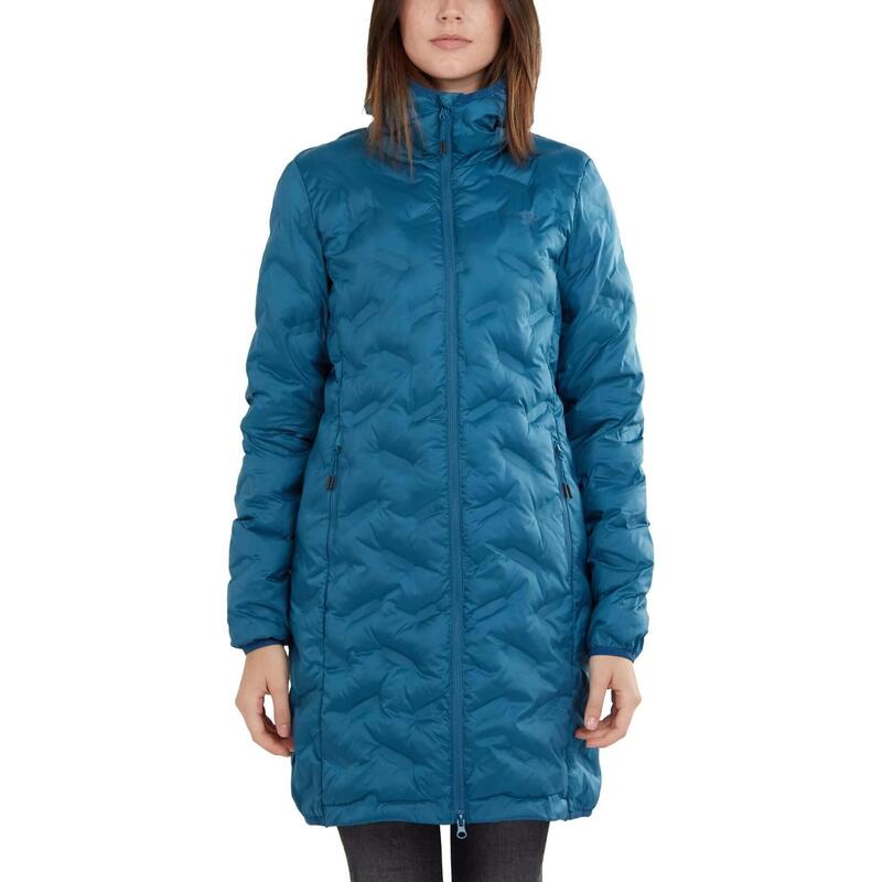 Jacheta de strada Alsea Hooded Jacket Long - albastru femei